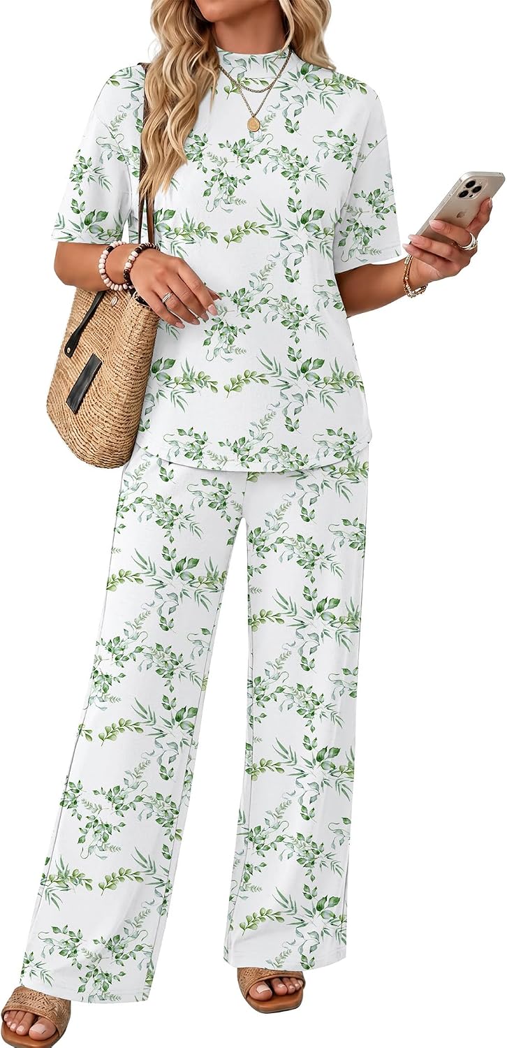 Mock Neck Lounge Set