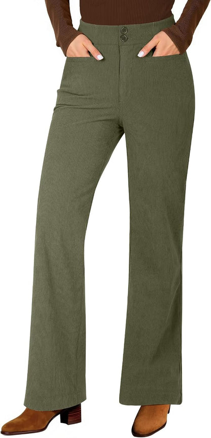 Corduroy Wide Leg Pants