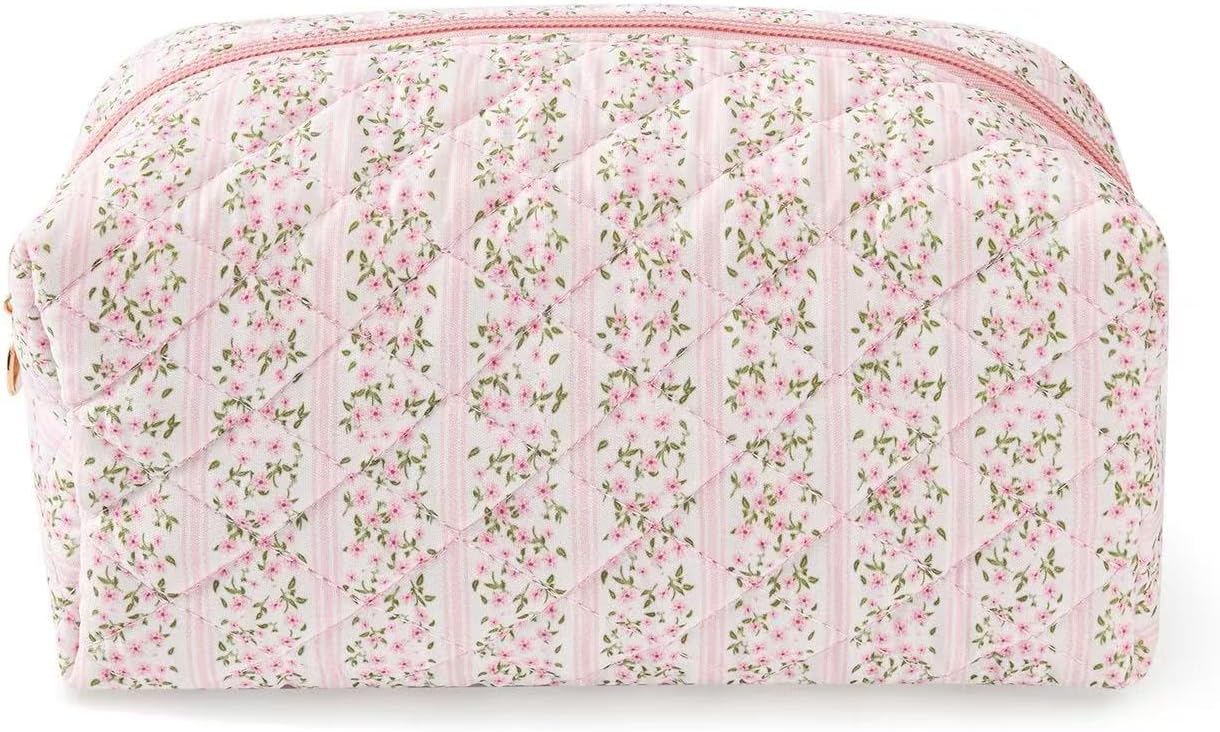 Quilted Makeup Bag