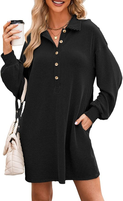 Ribbed Knit Dress