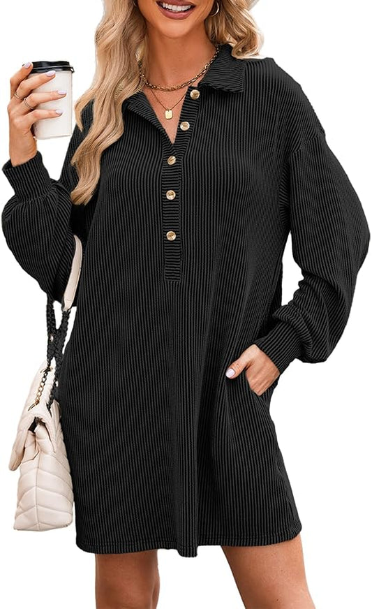 Ribbed Knit Dress