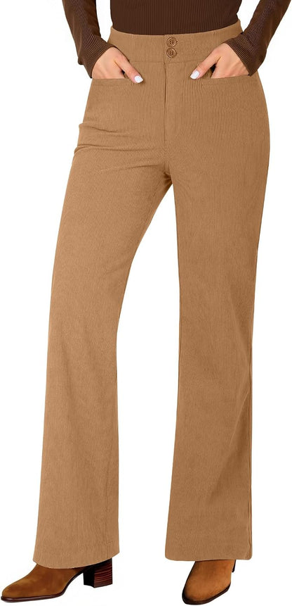 Corduroy Wide Leg Pants
