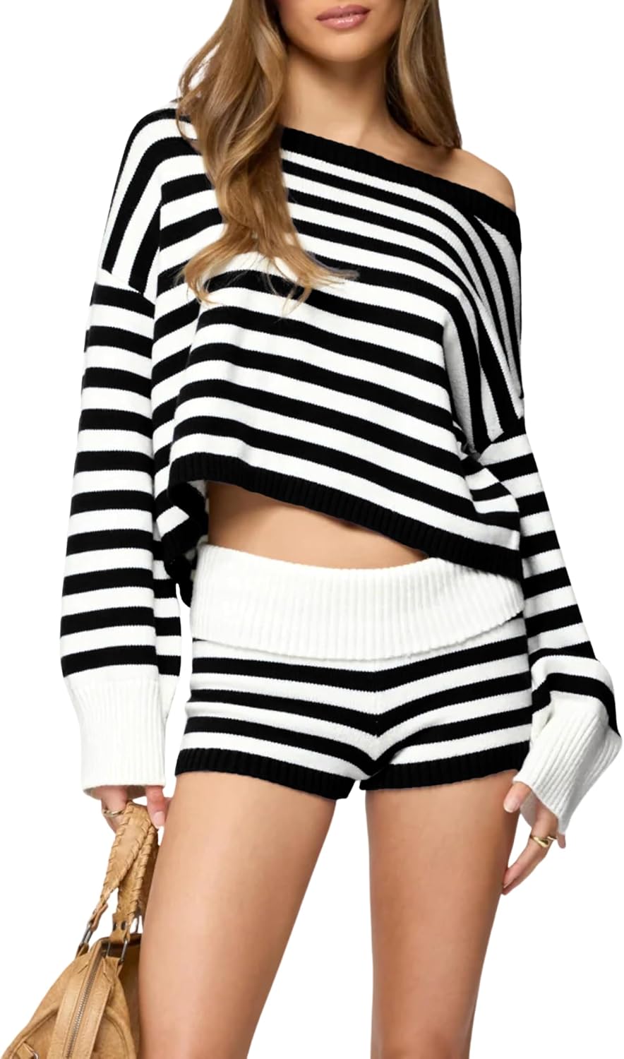 Striped Sweater Set