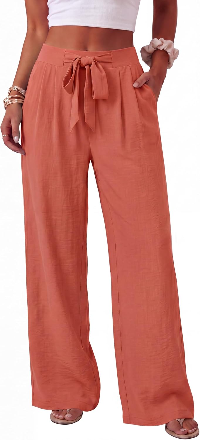 Paperbag Wide Leg Pants