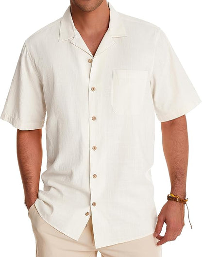 Men's Linen Cotton Shirt