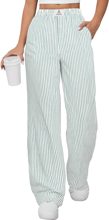 ANRABESS Gingham Boxer Pants