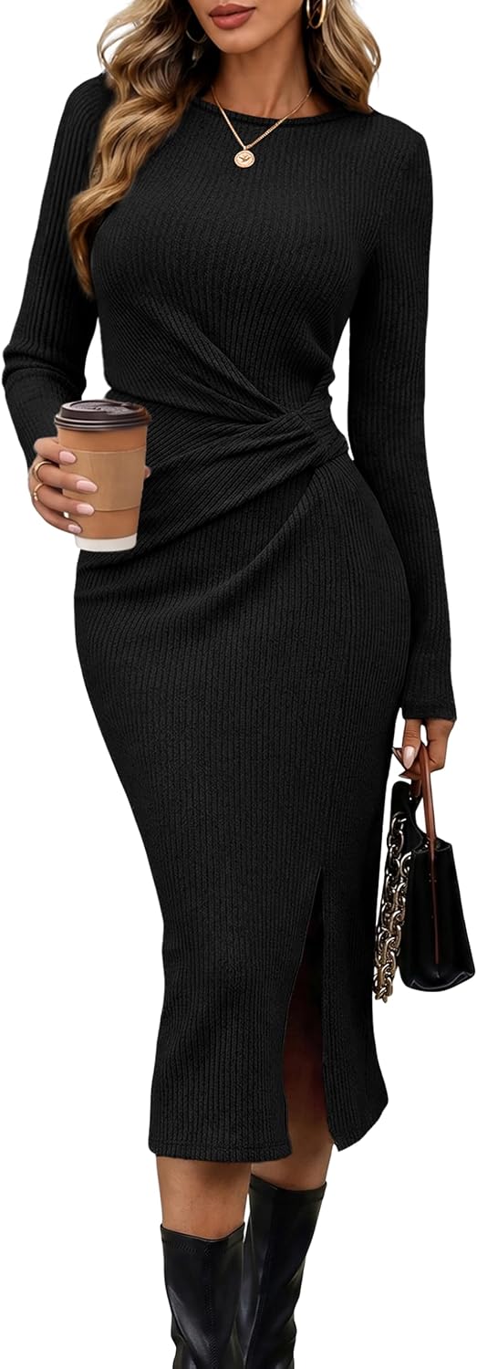 Long Sleeve Sweater Dress