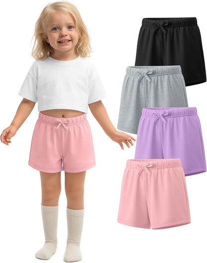 Girls Athletic Shorts (4PK)