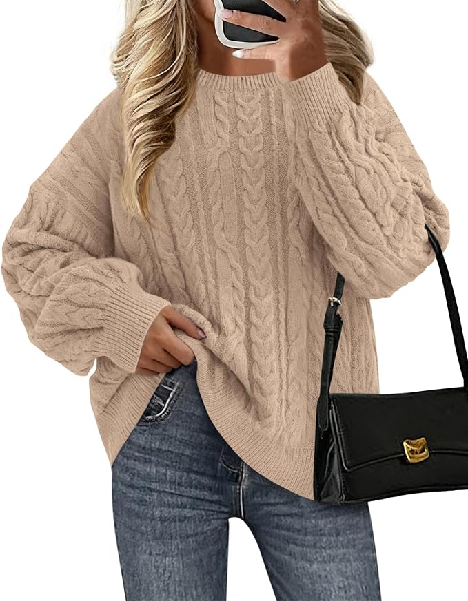 Chunky Cable Knit Sweater