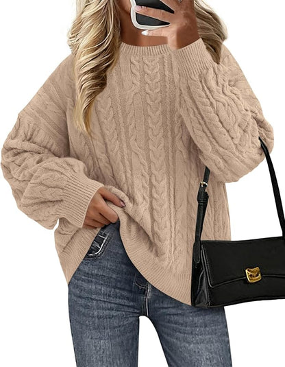 Chunky Cable Knit Sweater