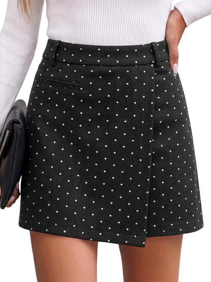Plaid A-Line Skorts