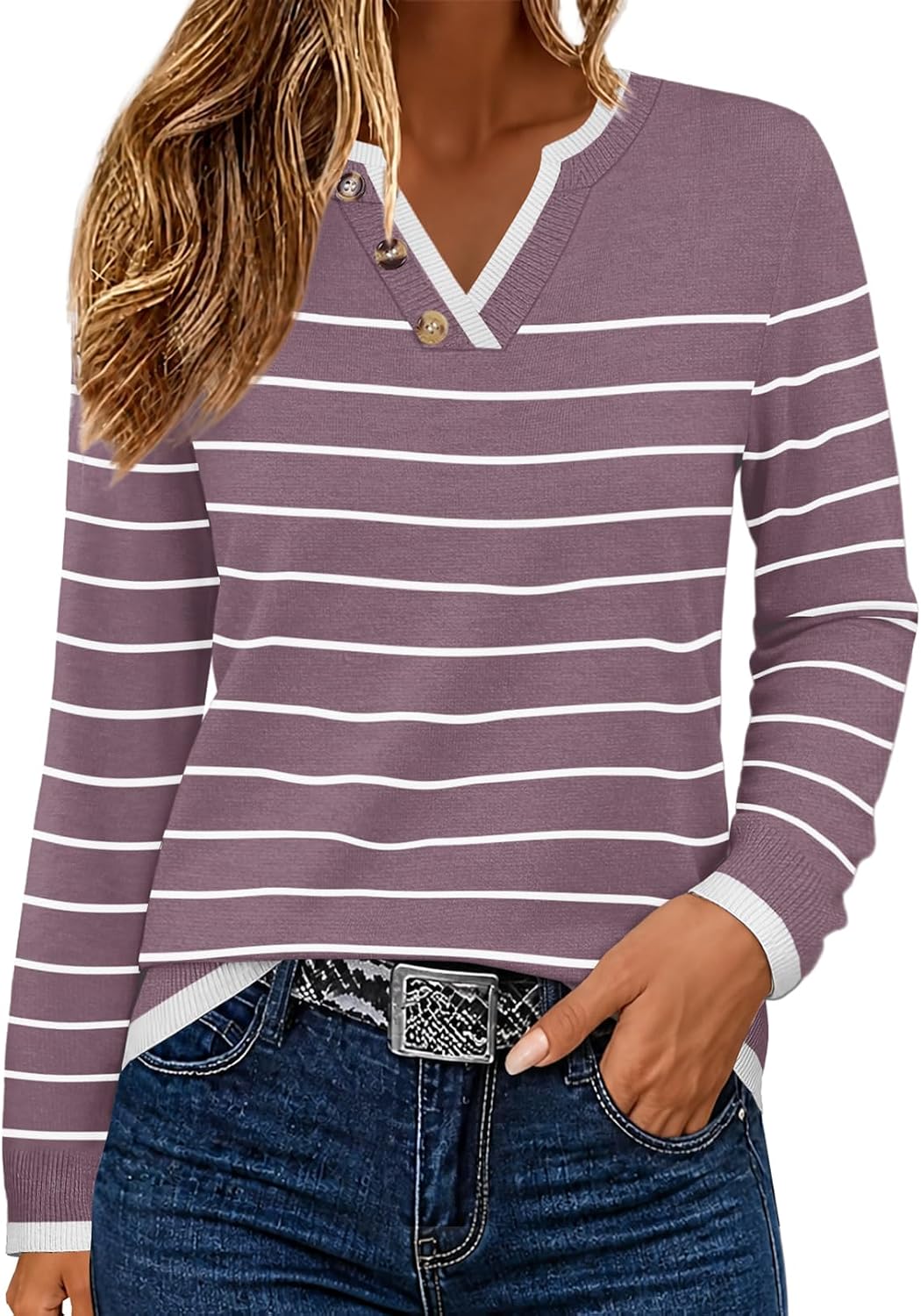 Lightweight V Neck Sweater