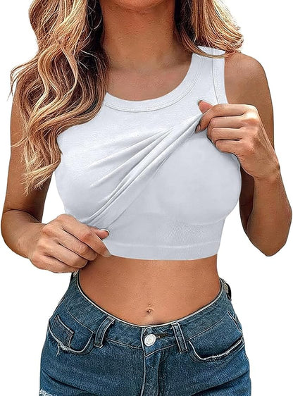 Built-in-Bra Tank Topa