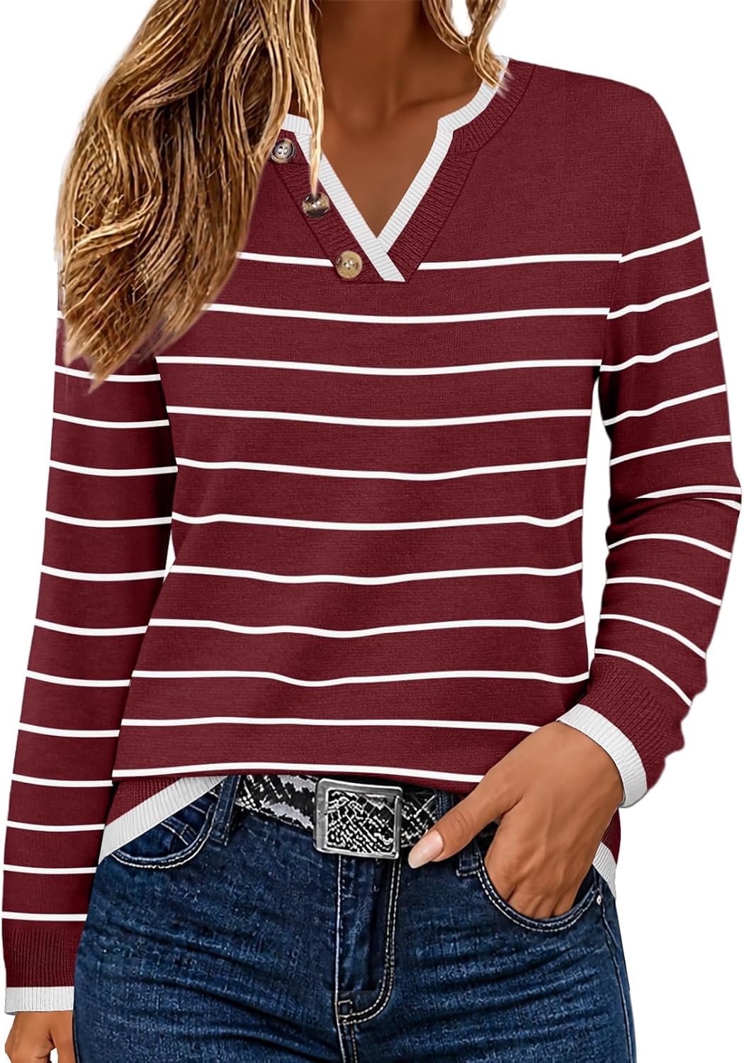 Lightweight V Neck Sweater