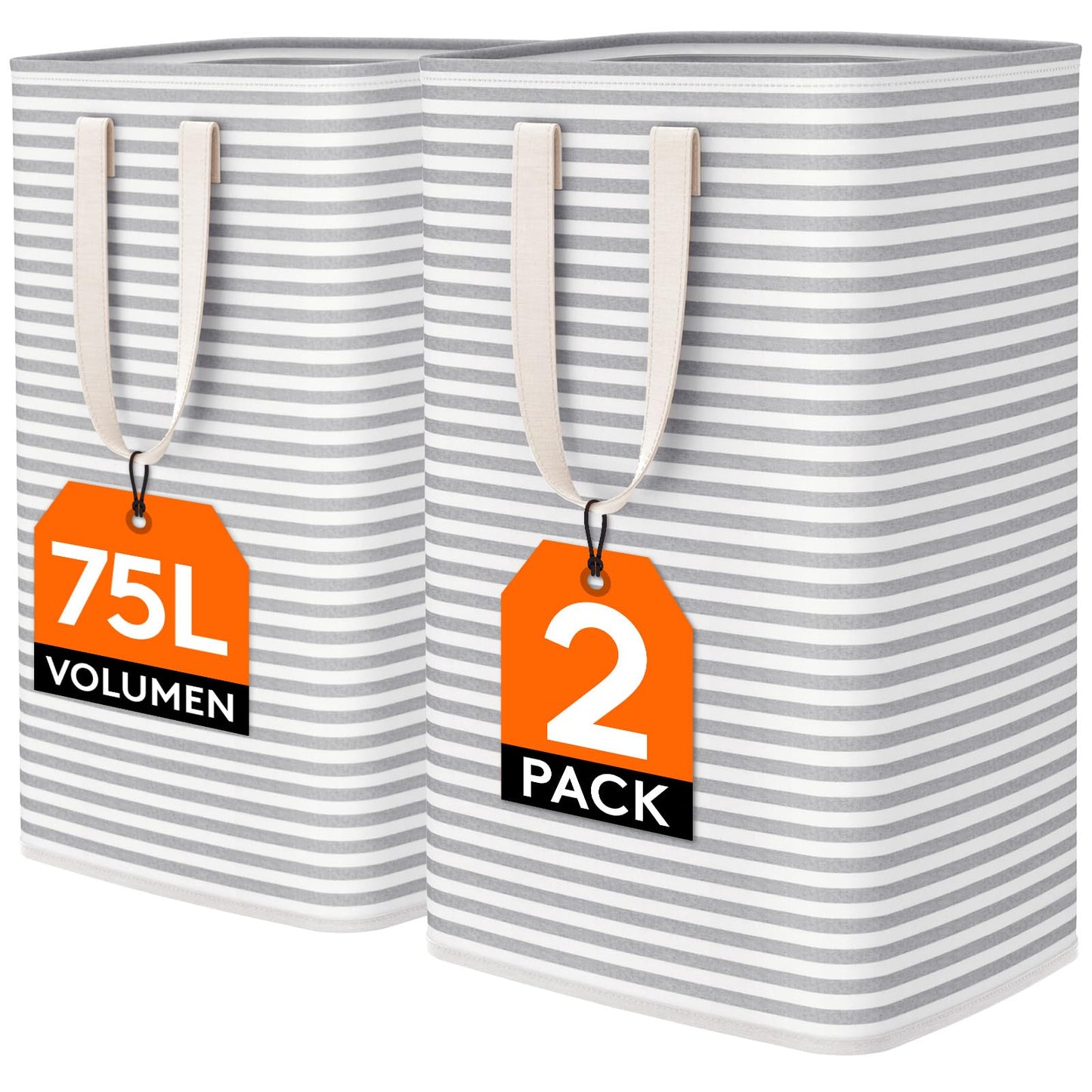 Freestanding Clothes Hamper (2PK)