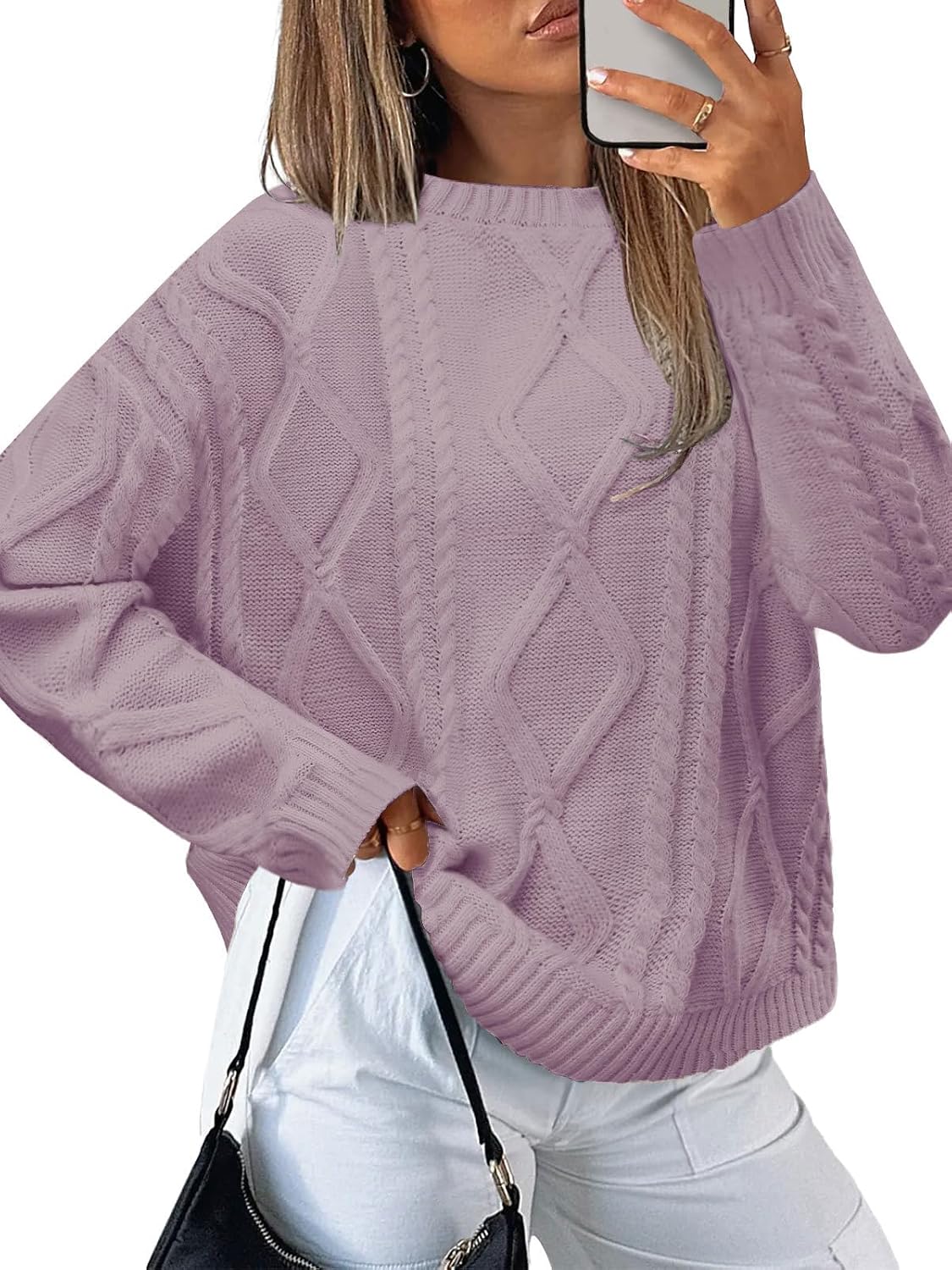 Oversized Cable Sweater