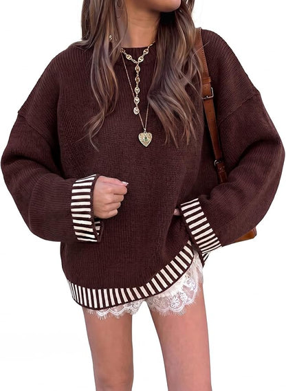 Oversized Striped Sweater