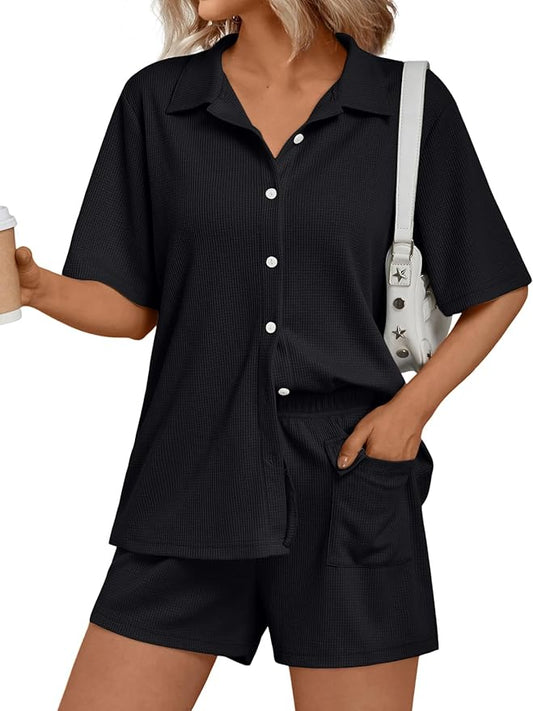 Shorts & Button Down Set