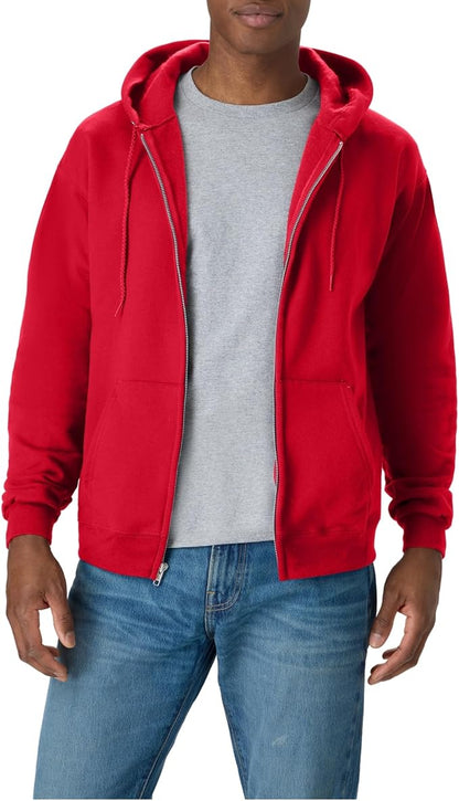 Hanes Men's Full-zip Eco-smart Hoodie