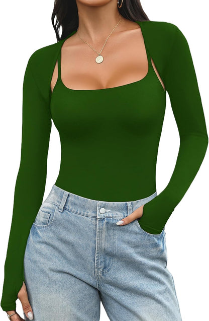 Bodysuit Shrug Set