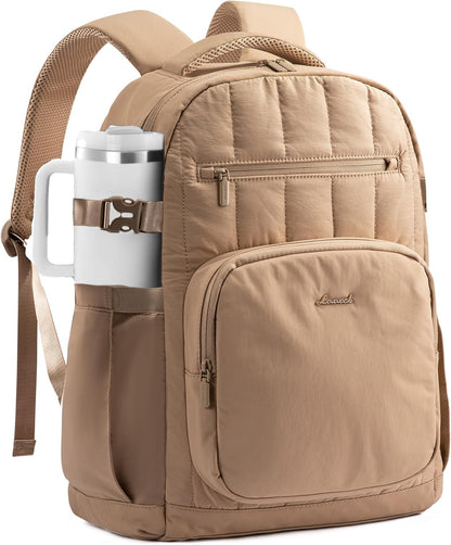 Laptop Backpack With Tumbler Holder