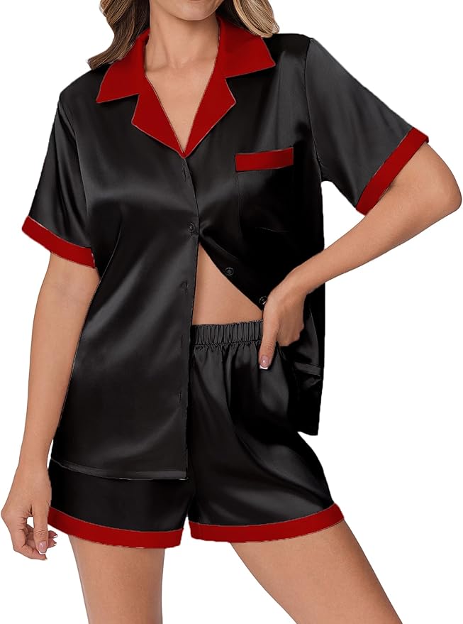 Satin Pajamas Set