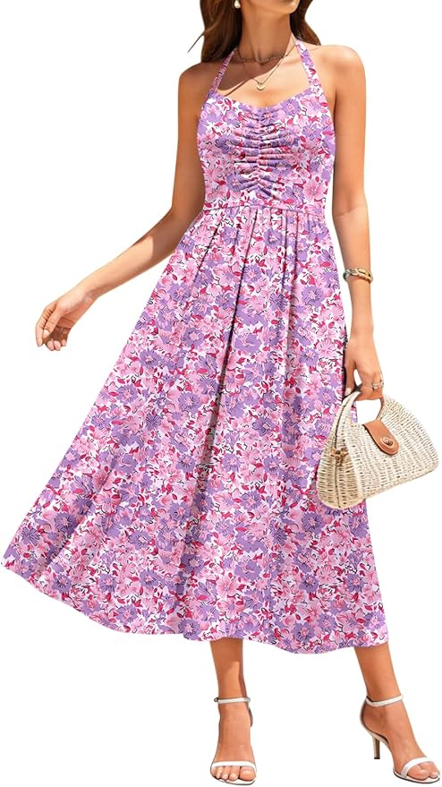 Halter Midi Dress