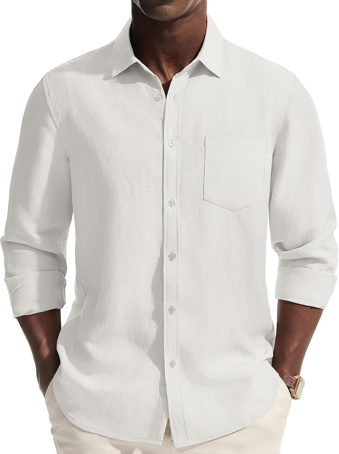 Men's Button Down Dress Shirt