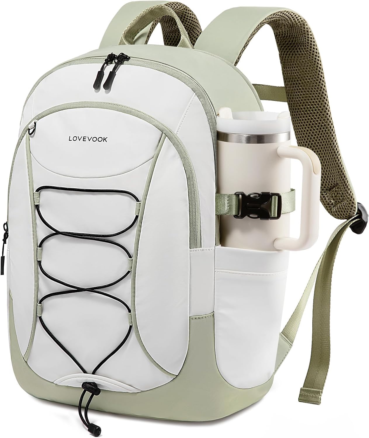Laptop Backpack With Tumbler Holder