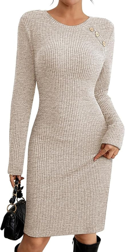 Ribbed Knit Dress