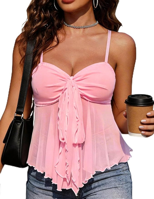 Mesh Tank Bralette