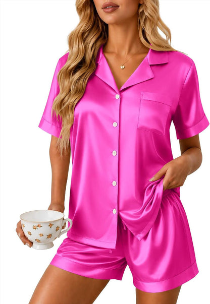 Satin Pajamas Set