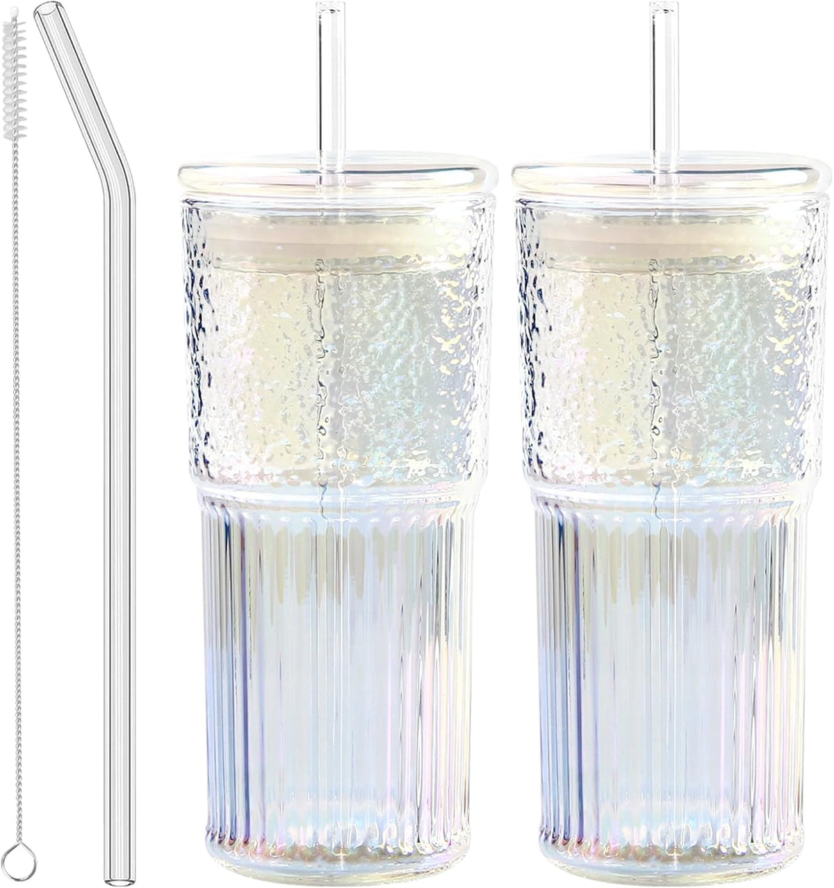 Glass Coffee Tumbler (2PK)