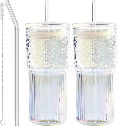 Glass Coffee Tumbler (2PK)