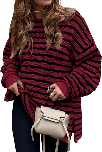 Oversized Striped Sweater