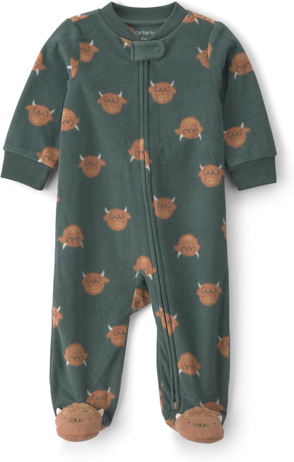 Baby Boys Fleece Romper