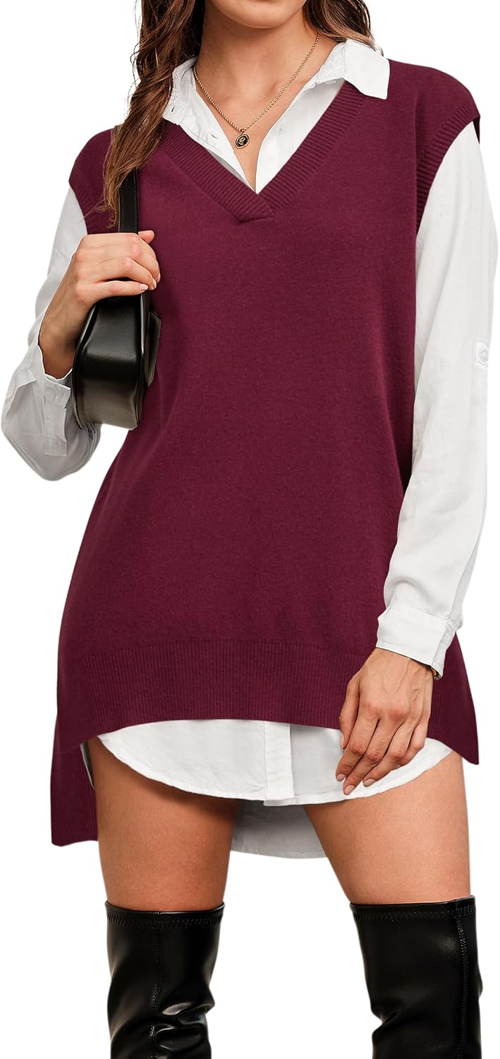 Wool Blend Sweater Vest