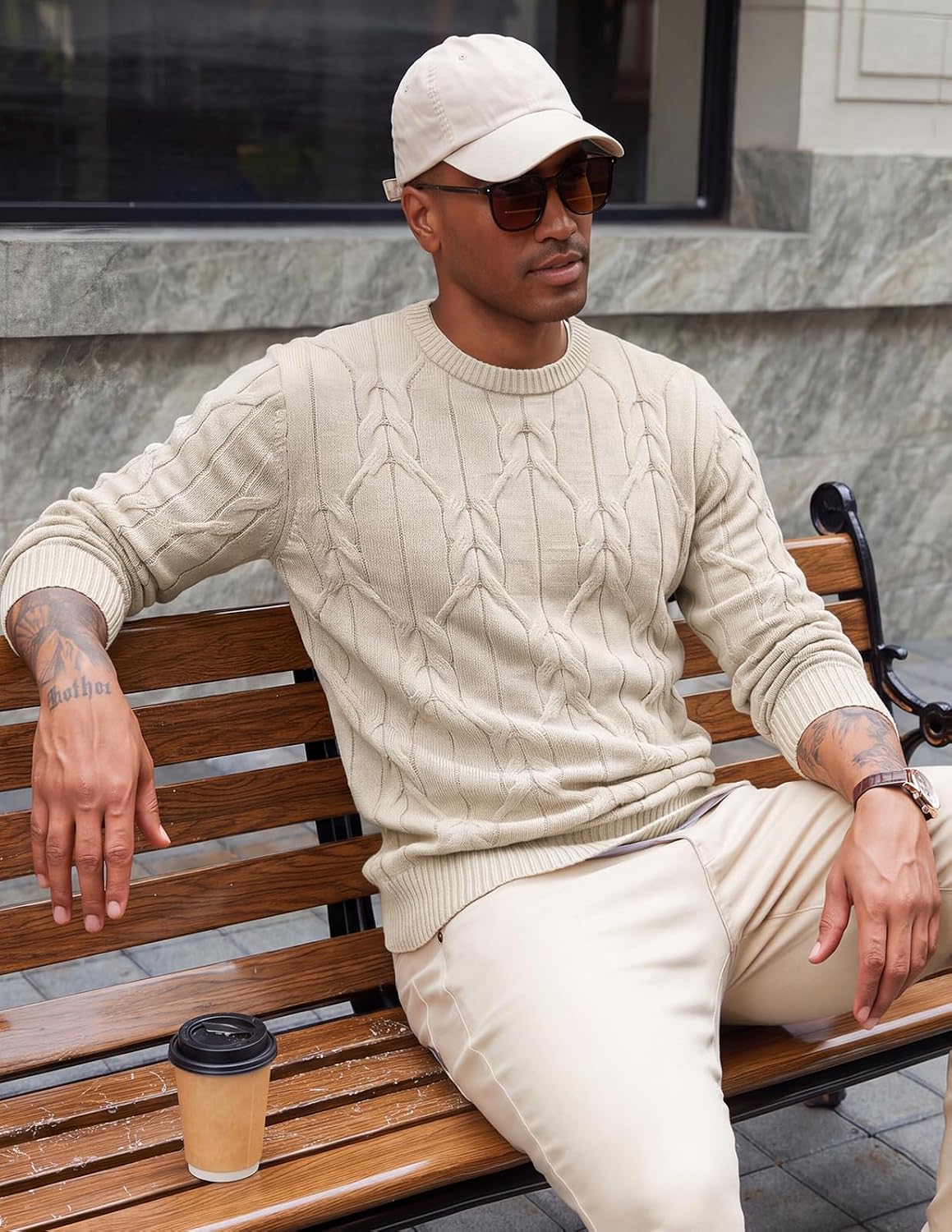 Men's Cable Knit Sweater