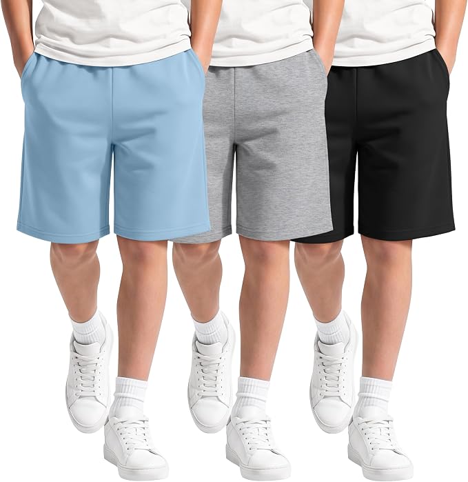 Boys Pull On Shorts 3pk
