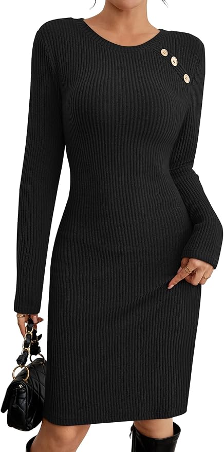 Ribbed Knit Dress