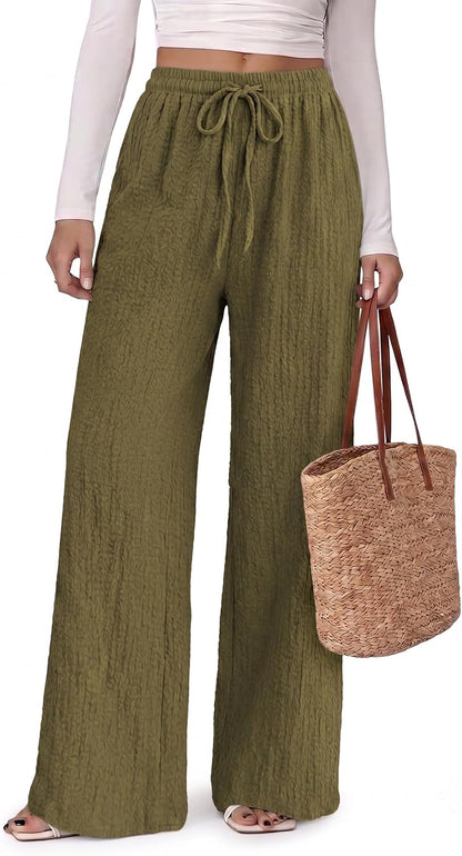 Wide Leg Palazzo Pants