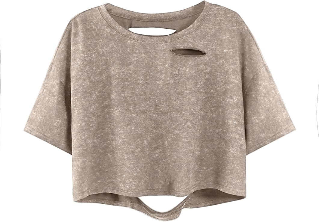 Cotton Washed Cropped Tee