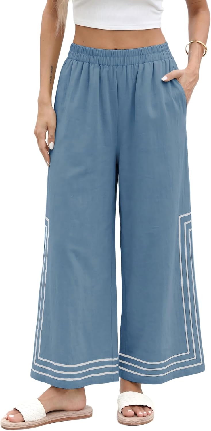Color Block Palazzo Pants