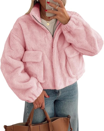 Faux Fur Crop Jacket