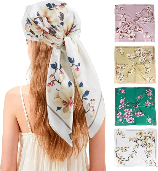Satin Scarf 4pk