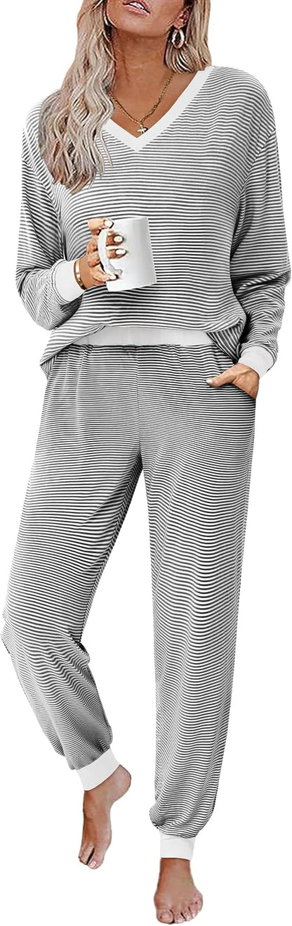 Striped Pajama Set
