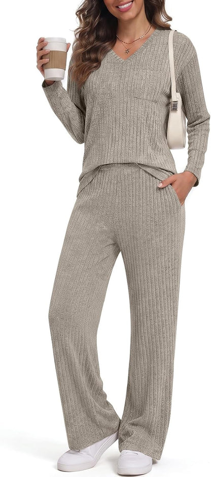 Ribbed Knit Set