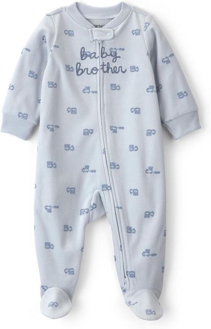 Baby Boys Fleece Romper