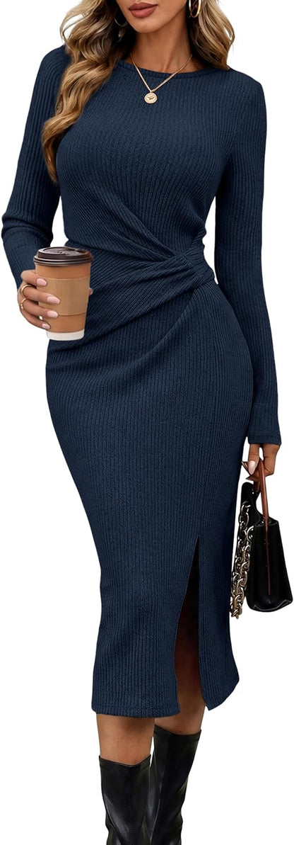 Long Sleeve Sweater Dress