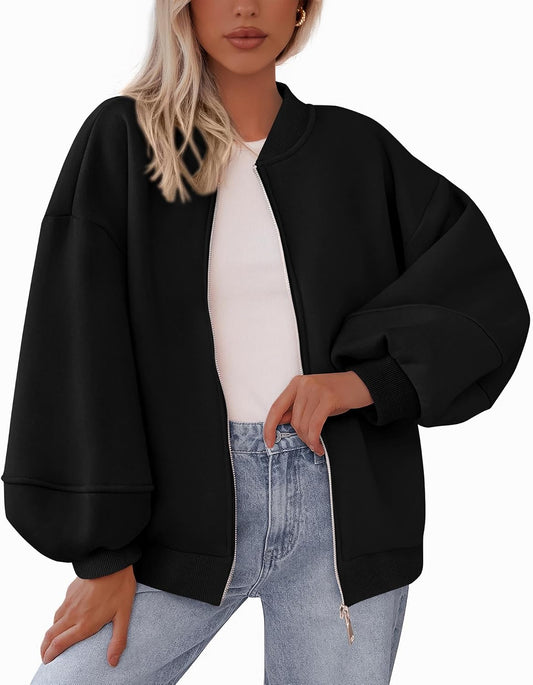 Oversized Bomber Jacket